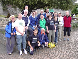 The 2005 Welsh Castles Relay team somewhere in Wales!