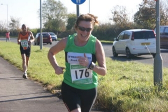 Pam H heading for the home straight